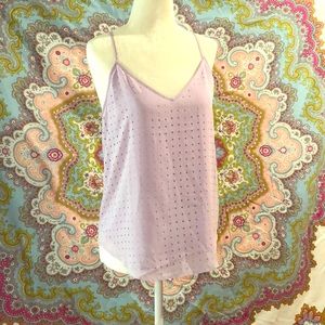 Banana Republic Purple Racerback Tank-top